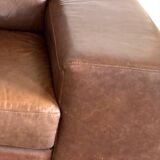 Vintage 2 seater leather sofa