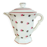 Cafetière ancienne fleurie