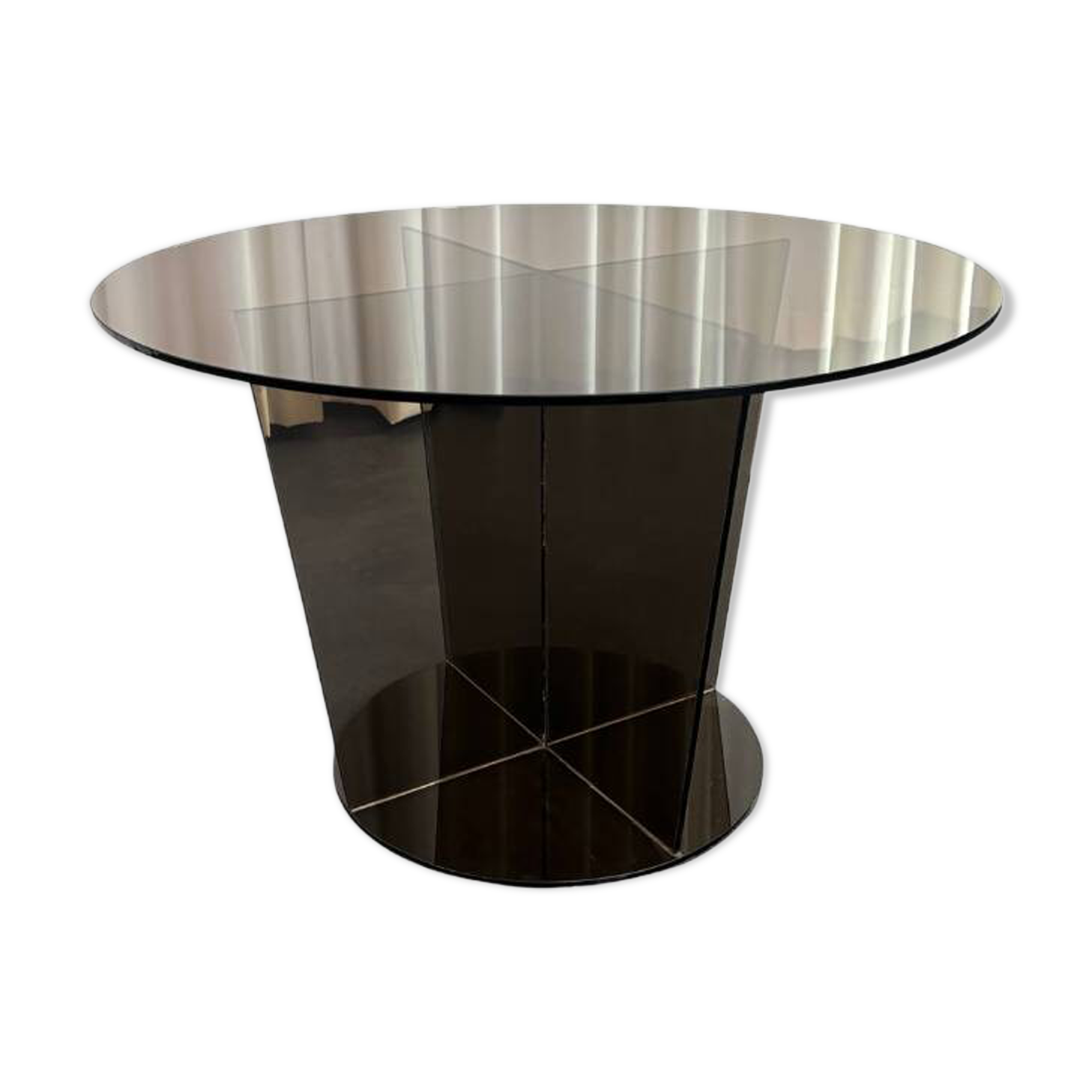 Smoked glass coffee table