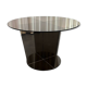 Table basse en verre fumé
