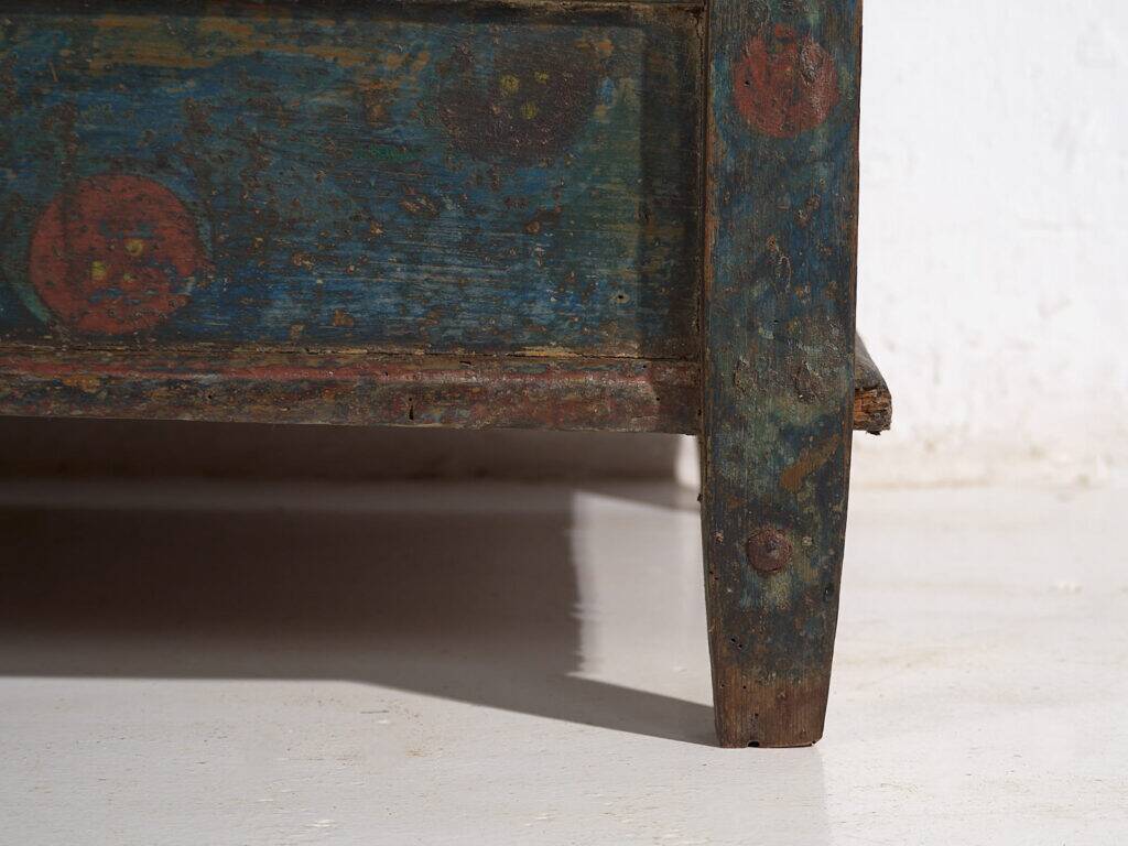 Old hand-painted mallet – Central Europe (circa 1850)