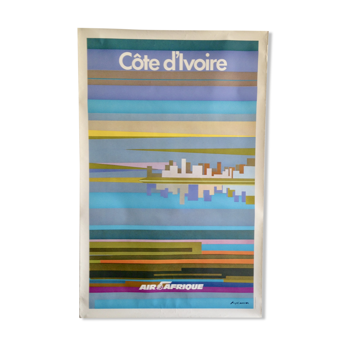 Displays Air Africa Côte d'Ivoire Alain Carrier 1970