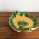 Plat feuille barbotine