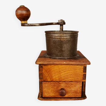 Old handcrafted coffee grinder