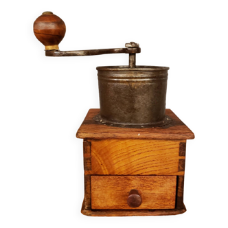 Old handcrafted coffee grinder