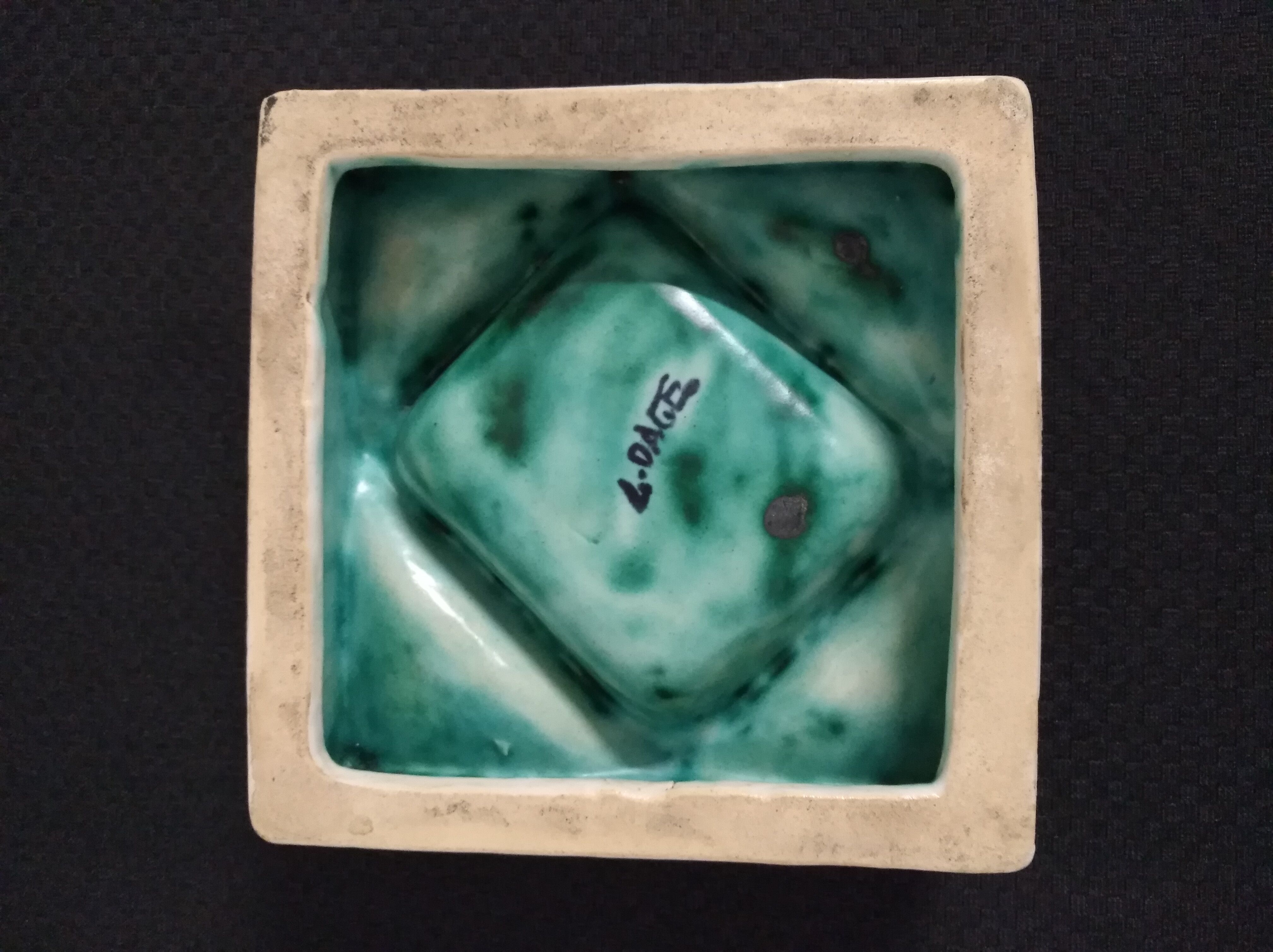 Art deco ashtray by Louis Dage