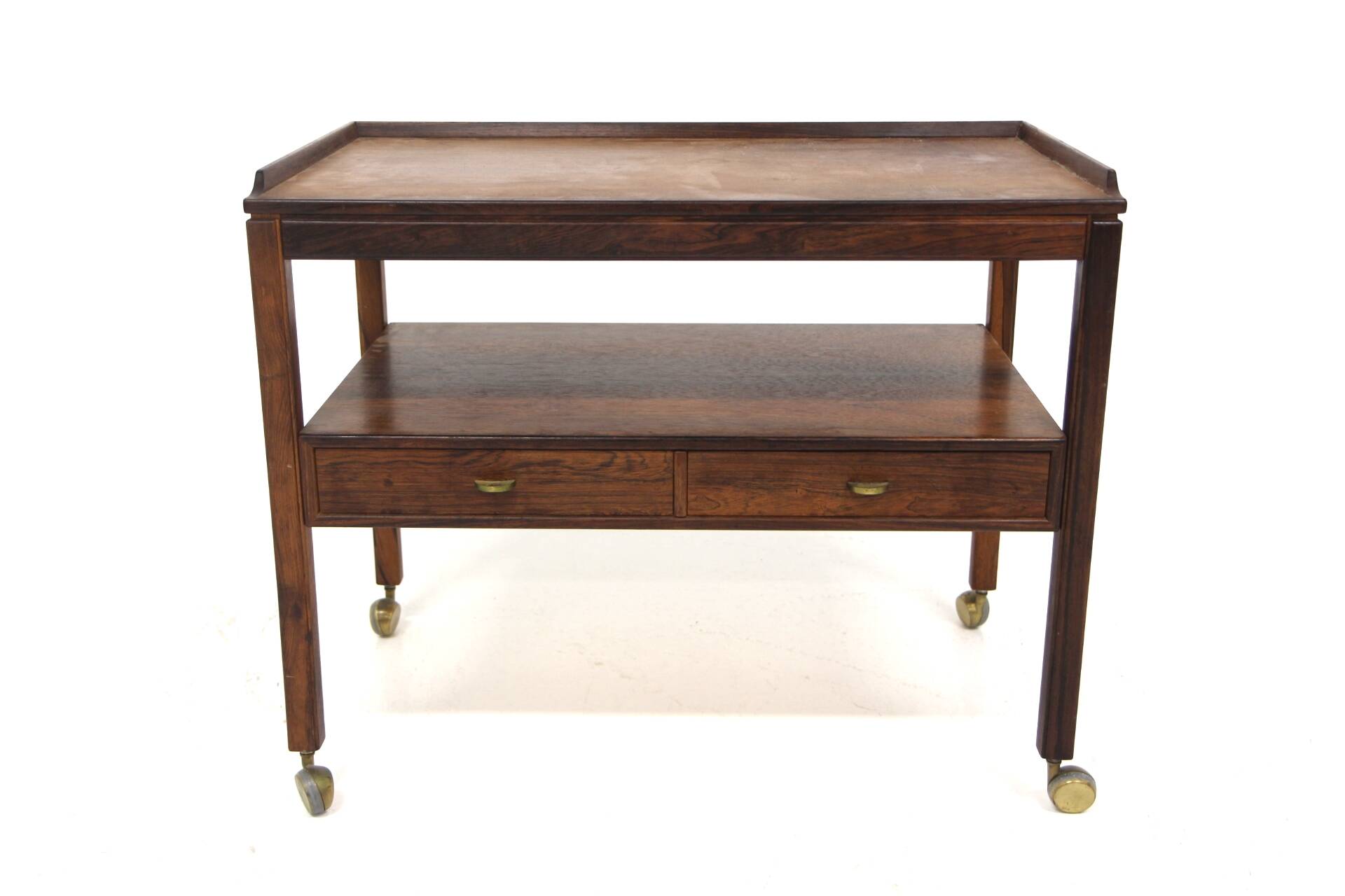 Scandinavian rosewood server "Casino" Engström & Myrstrand for Tingströms, Sweden, 1960