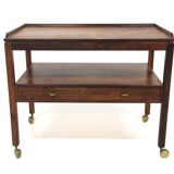 Scandinavian rosewood server "Casino" Engström & Myrstrand for Tingströms, Sweden, 1960