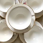 Antique tea set in Amandinoise porcelain