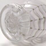 Lilac and Transparent Murano Glass Vase by Alberto Donà, Italy