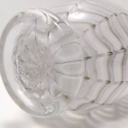 Lilac and Transparent Murano Glass Vase by Alberto Donà, Italy