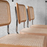 Set of 6 chairs Cesca B32 by Marcel Breuer