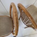 Suite of 4 chairs Baumann vintage 1970