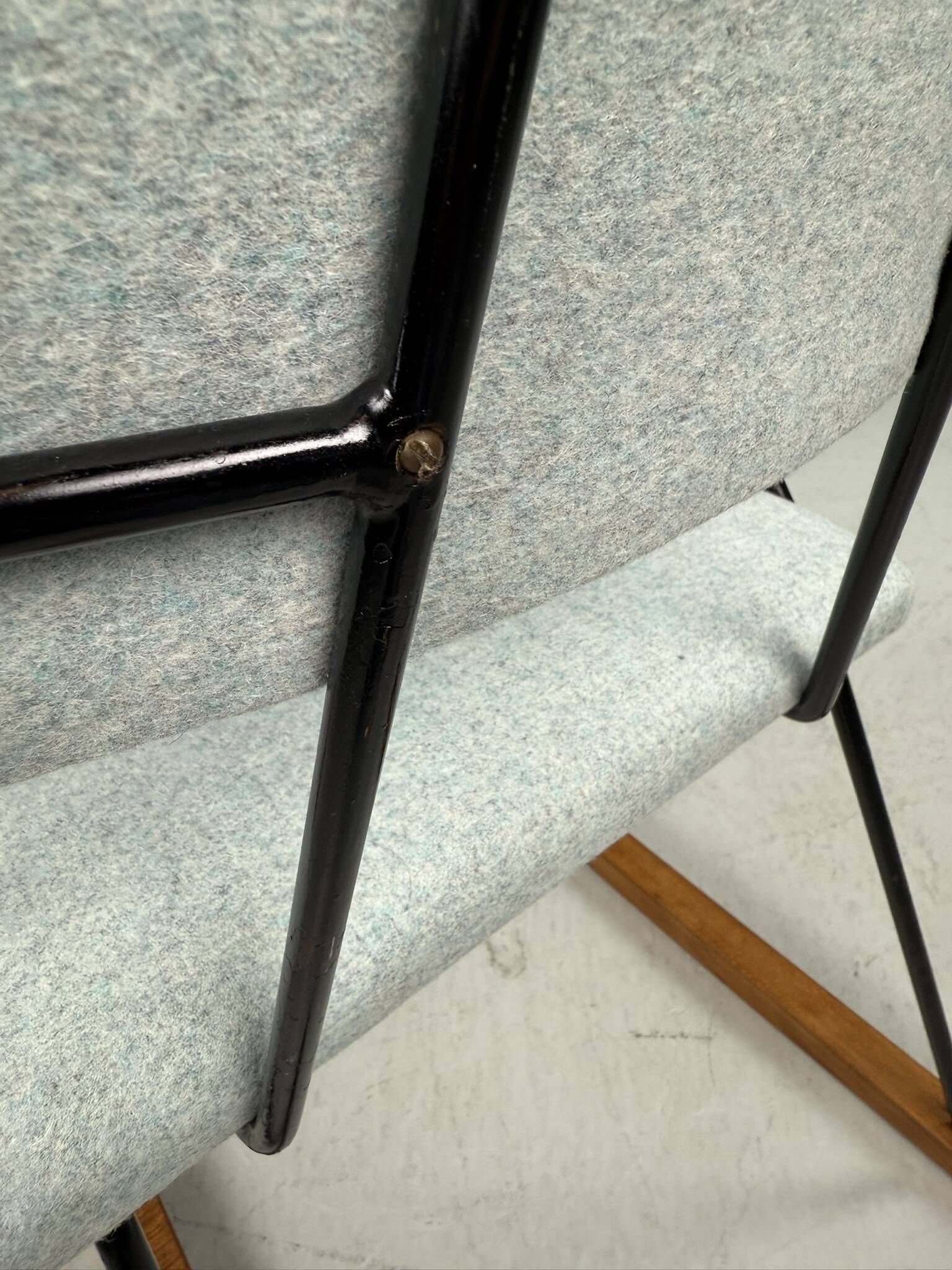 Rare Kembo rocking chair by WH Gispen, 1950s Netherlands