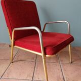 Foldable backrest armchair 70s