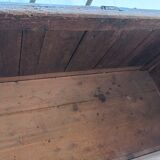 Old gothic oak chest