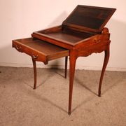 walnut gaming table from the Napoleonic III period