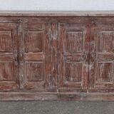 Buffet en bois ancien avec 4 portes