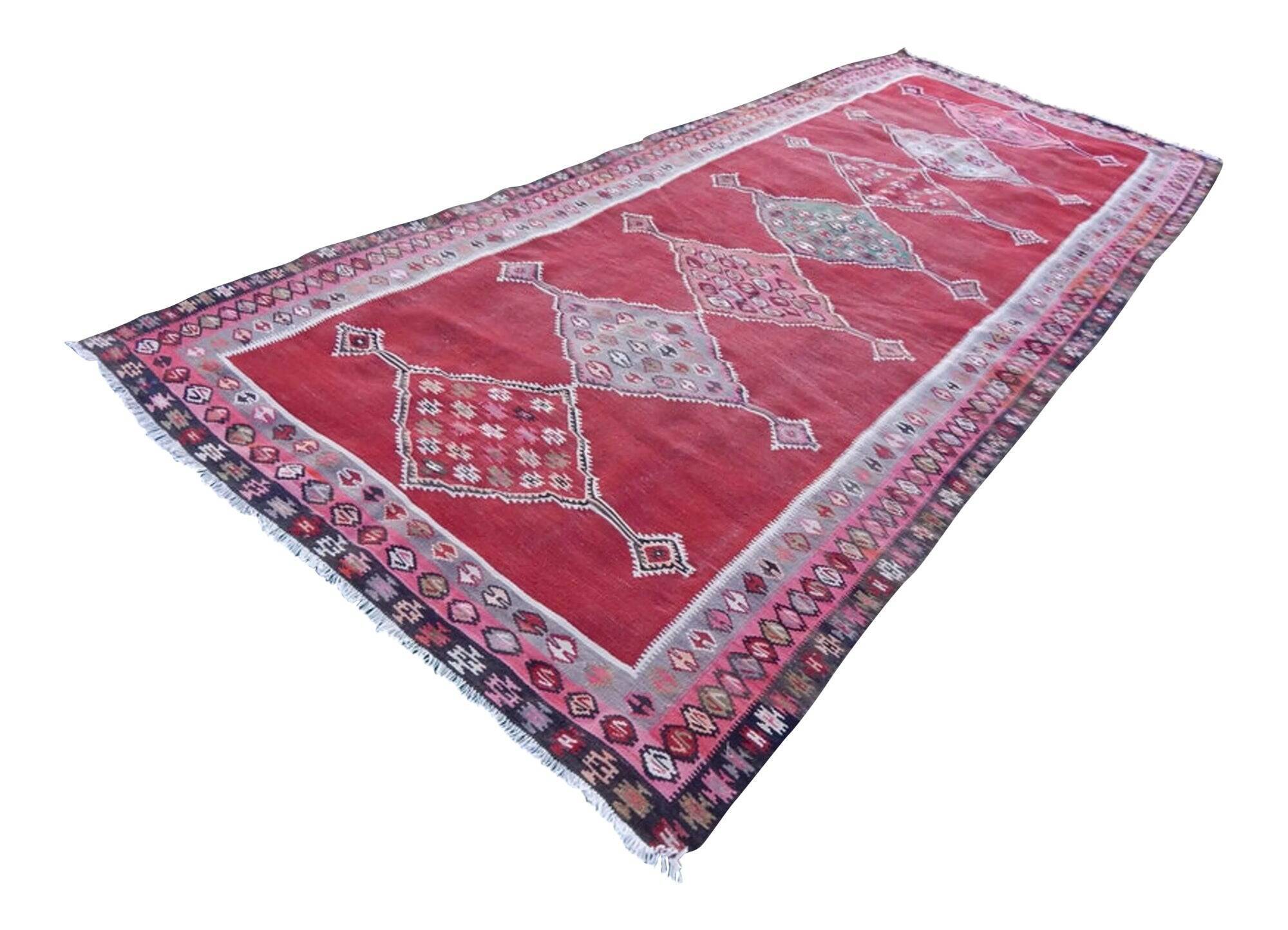 Tapis turc vintage fait main