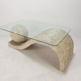 Magnussen Ponte Mactan Stone Coffee Table, 1980s