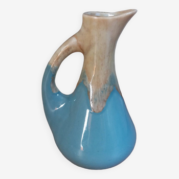 Flamed ceramic numbered pitcher