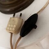 Brass and ceramic lamp