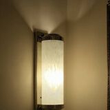 Vintage tubular glass wall light Clichy
