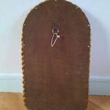 60s rope mirror attributed 38x64cm