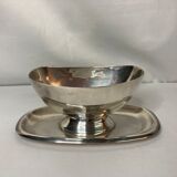 Silver metal saucière ercuis xxth