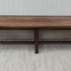 Farmhouse table 3m60 extendable solid oak and its two benches