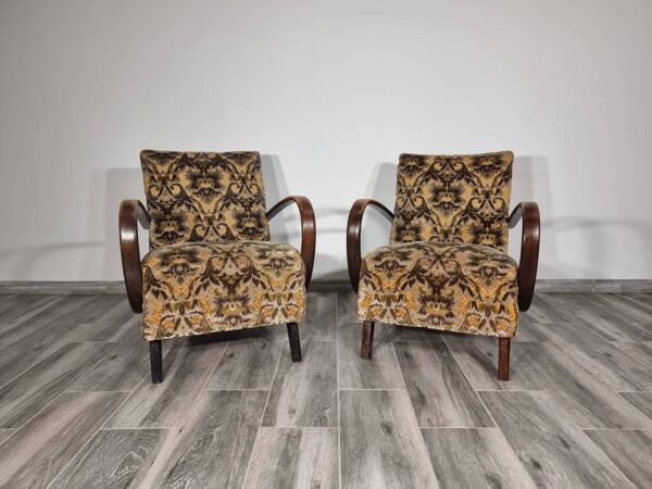 Fauteuils Art Déco par Jindrich Halabala