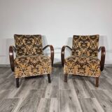 Art deco armchairs by Jindrich Halabala