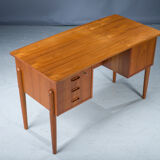 Danish teak desk, 1970s