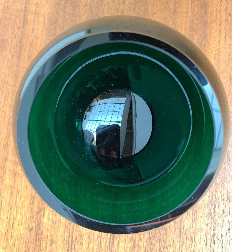 Mid-century modern German space-age glass balls by Quist, 1960s, set of 3