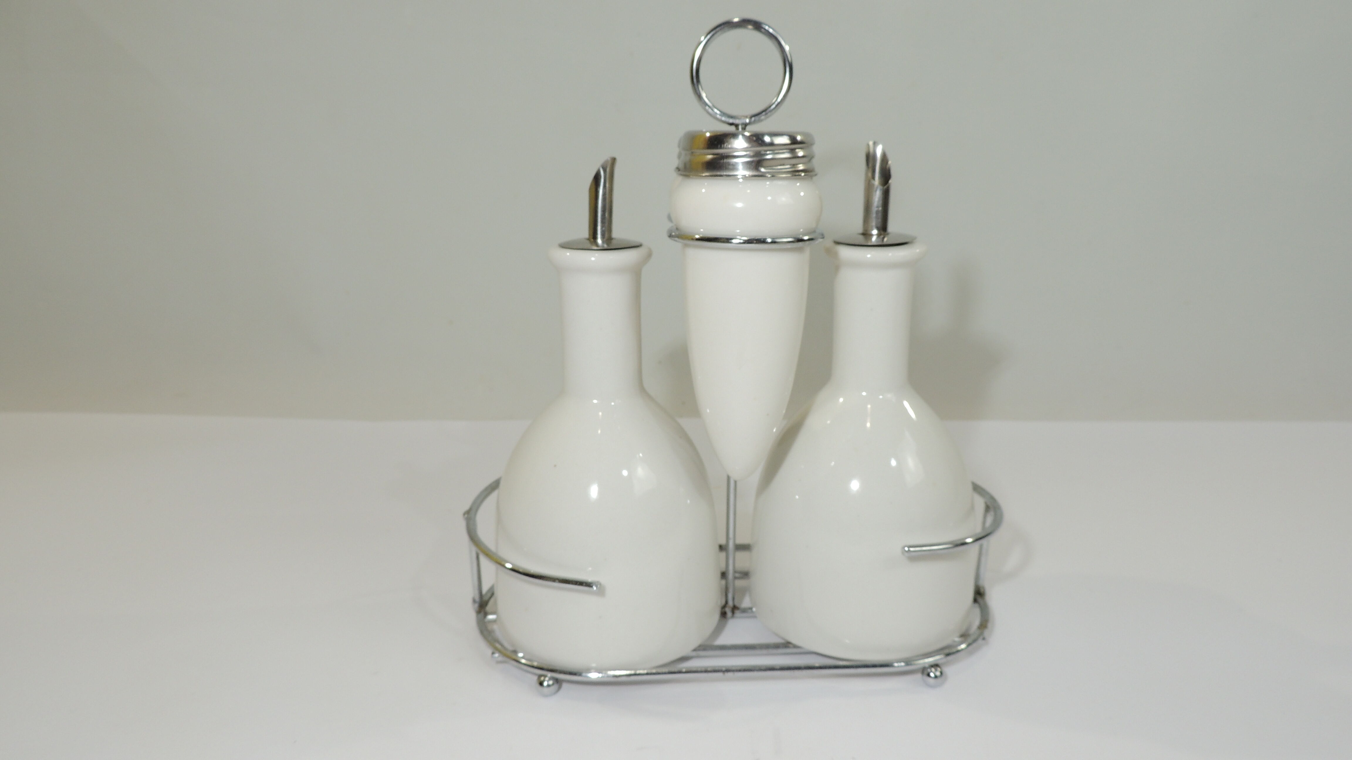 Service à condiments porcelaine