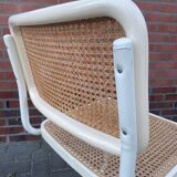 Cesca dining room chair designed by Marcel Breuer