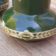 Pair of Art Nouveau barbotine vases by Gustave de Bruyn