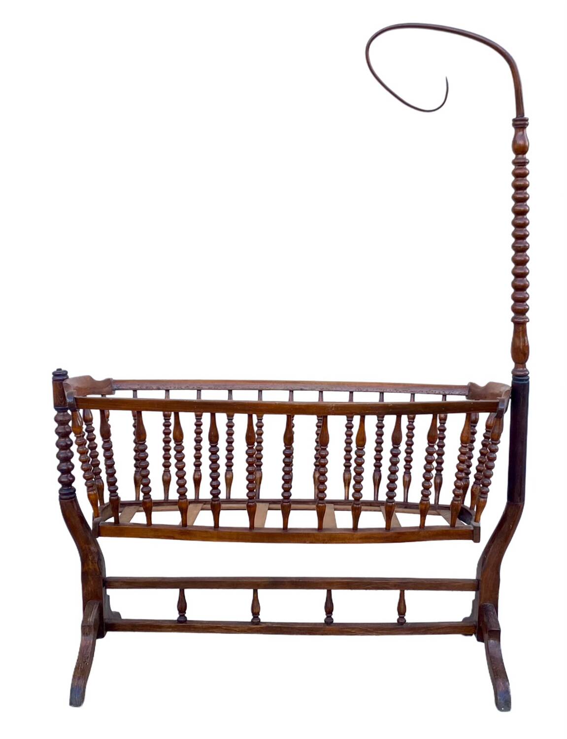 Antique wooden cradle