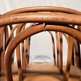 Art Nouveau sheet music or magazine holder, circa 1900, Thonet, turned beech wood