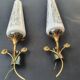 Pair of Art Deco wall sconces from the 1960s.