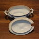 Art Deco dessert service in Limoges Astral porcelain