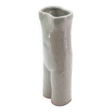 Anthropomorphic Celadon ceramic vase by Martin Hammond