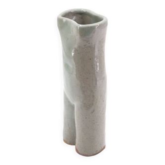 Vase anthropomorphe en céramique céladon de Martin Hammond