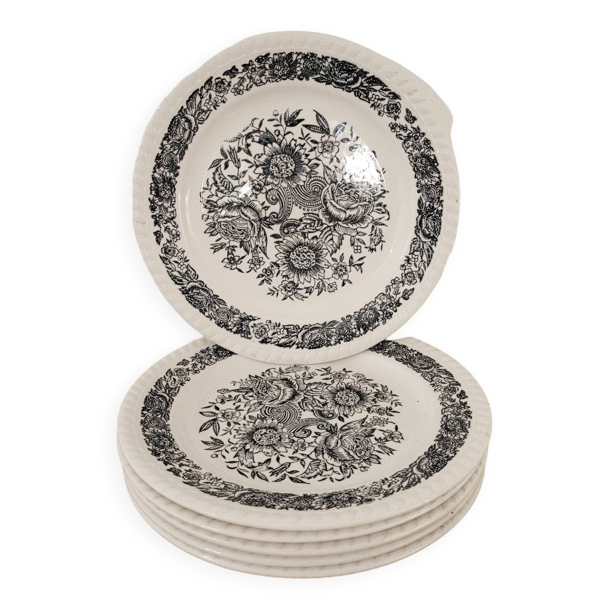 Set of 6 dessert plates