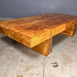 Brutalist Japandi Wabi Sabi coffee table
