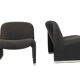 Vintage lounge chairs Alky Castelli Artifort Giancarlo Piretti set of two