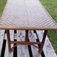 Table basse pliante en rotin