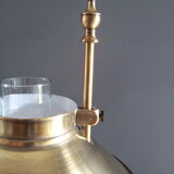 Contemporary pose lamp " orient express " patinated metal