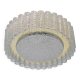 Lustre Doria Murano in glass tubes with brass surround, Germany, 1960s