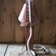 "Organic" Desk Lamp Marble Italian Vegetable Leather & Aluminium